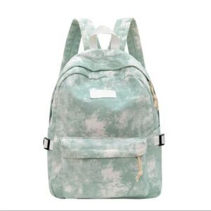 Grunge Street Style TieDye Backpack in Pastel Green | Back To School